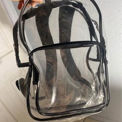 Clear backpack