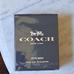 NEW & SEALED COACH MEN'S SPRAY 30$