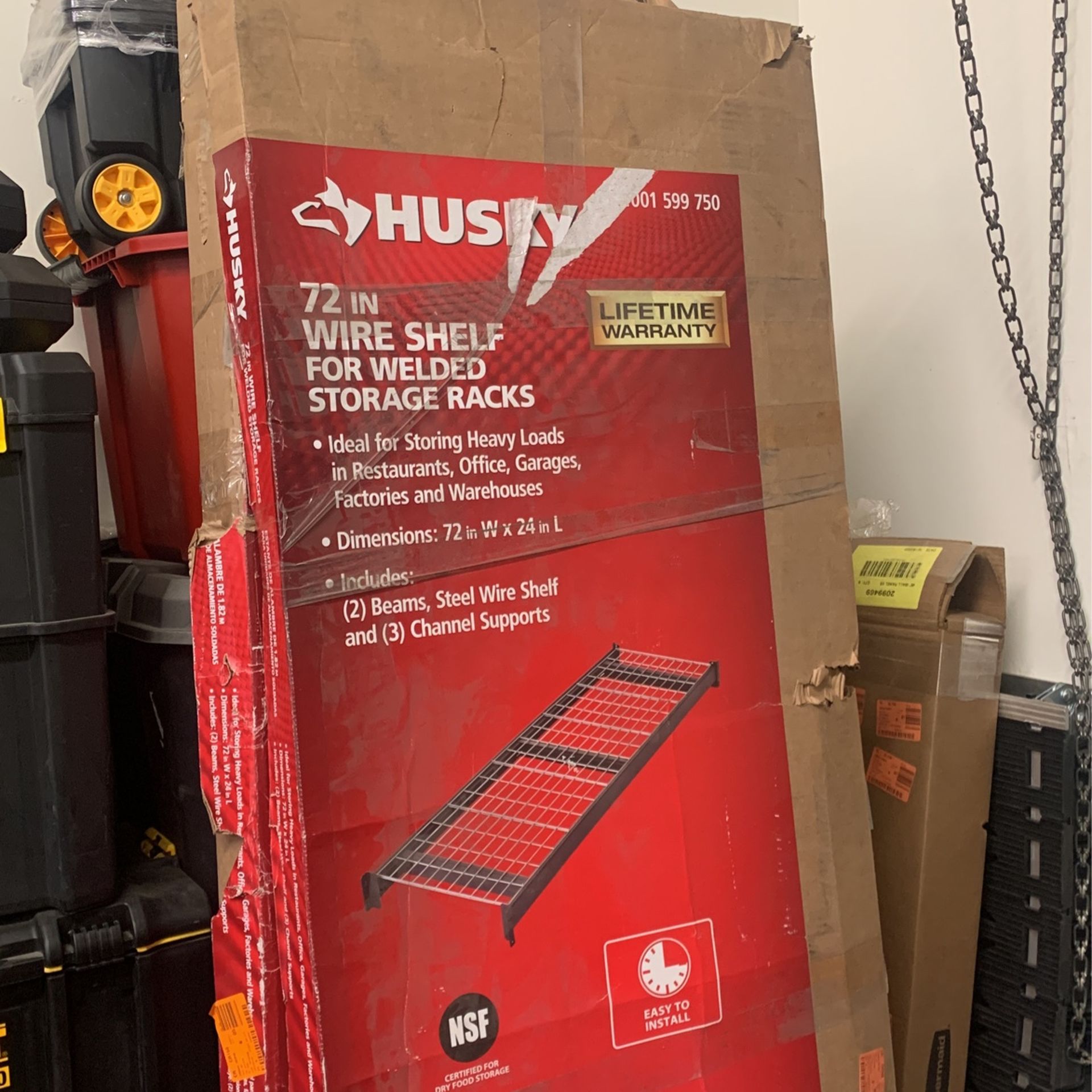Husky Wire Shelf Add-On Kit for Welded Garage Shelving Unit