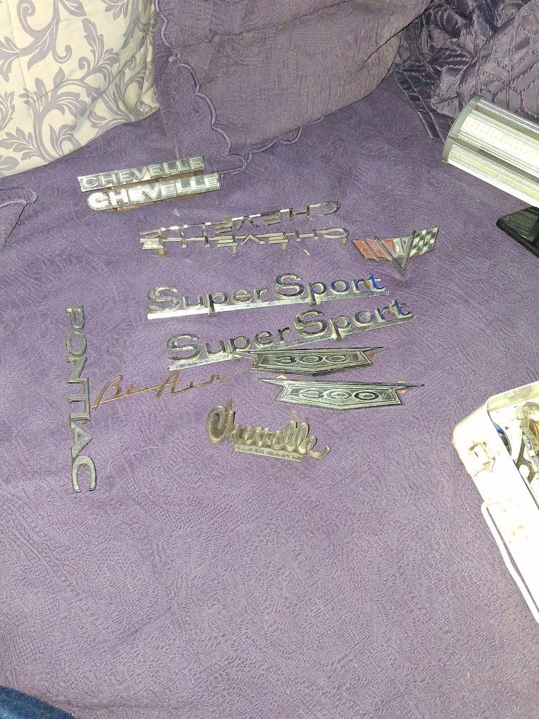 Car Emblems Old Chev And Ford