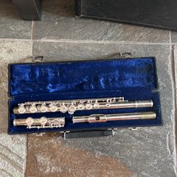 Flute With Case, Gemeinhardt Brand 