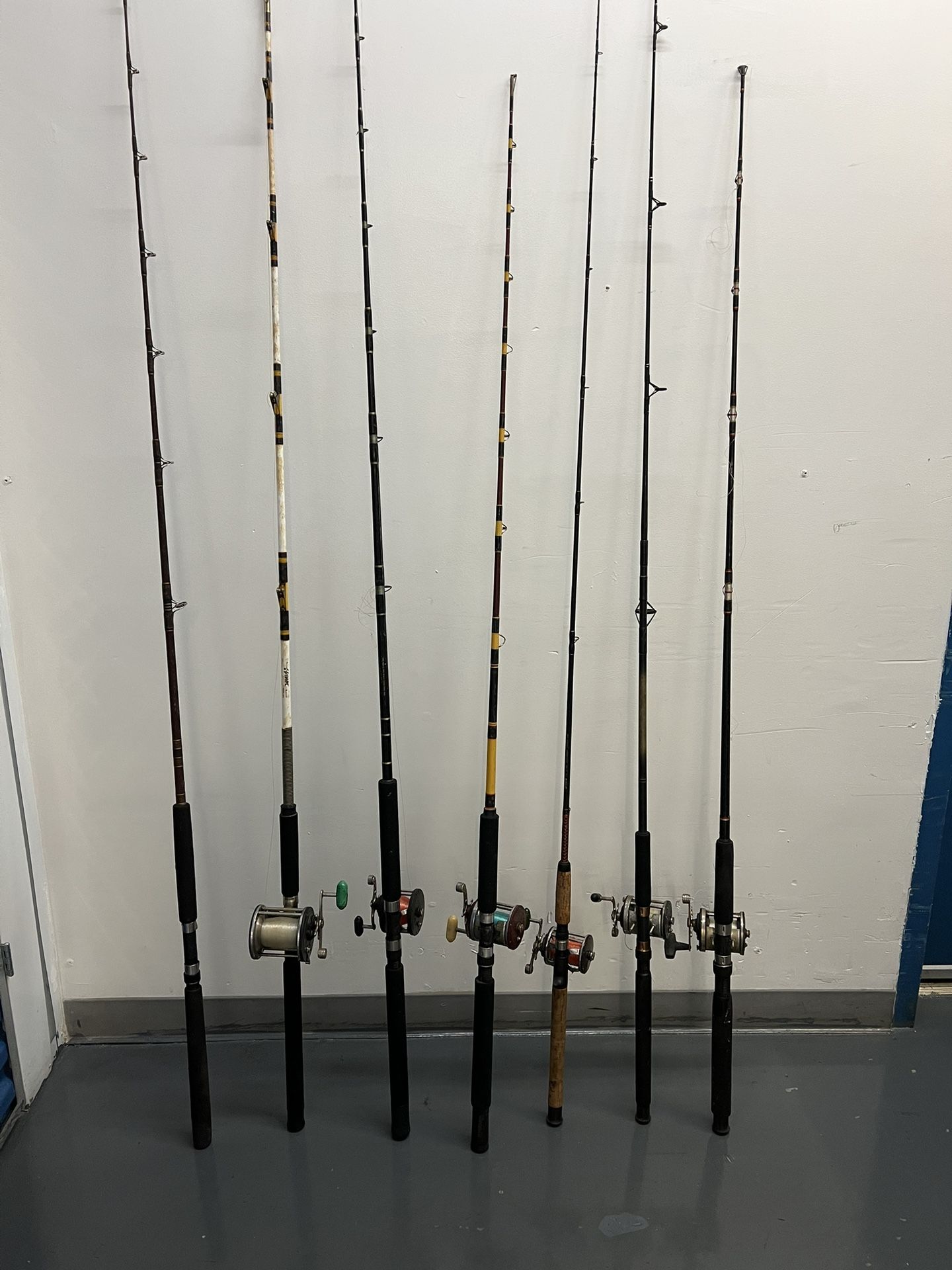 colectible california fishing poles black & yellow Fiblink Catfish Rod 1 Piece/2 Piece Cat Catfish Rod Portable Travel Heavy Cat Catfishing Fishing Pole 6'6