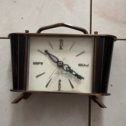 Old Brass Seth Thomas Battery Clock