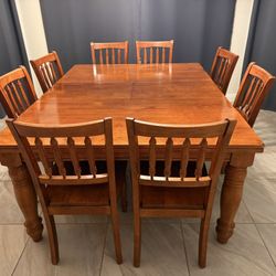 Wood Dining Table And Chairs