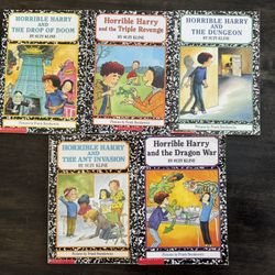 Horrible Harry Books by Suzy Kline, set of 5 - in EUC!