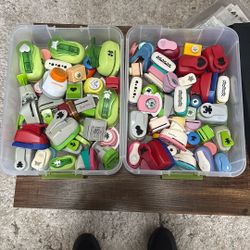 Lot Of Bunch Of Embroidery ,stamping,arts And Craft Supplies,metal And  And Die Cutting Machine 