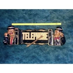 LAUREL and HARDY “Telephone” Sign