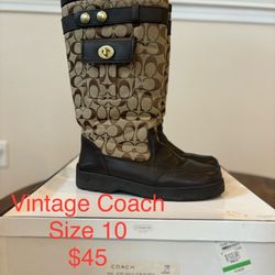 Vintage Coach Boots 