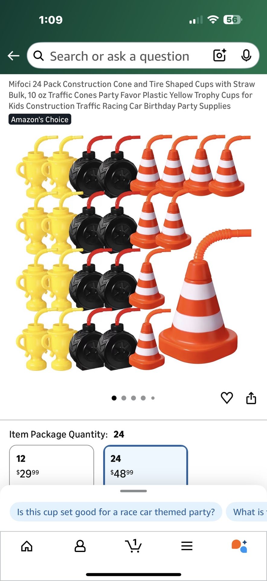 Monster jam Or Cars Drinking Cups