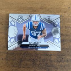 2024 MOSAIC LAIATU LATU NFL DEBUT ROOKIE 