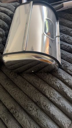 Brand New Stainless Steel Bread Box with Roll-Top Lid