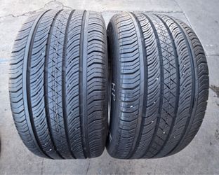 2 USED TIRES CONTINENTAL 245/45/18