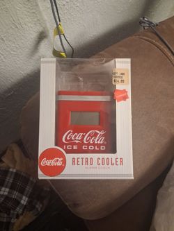 Coca-Cola Retro Cooler Alarm Clock