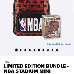 Funko Pop! Exclusive Dennis Rodman and NBA Stadium Bag