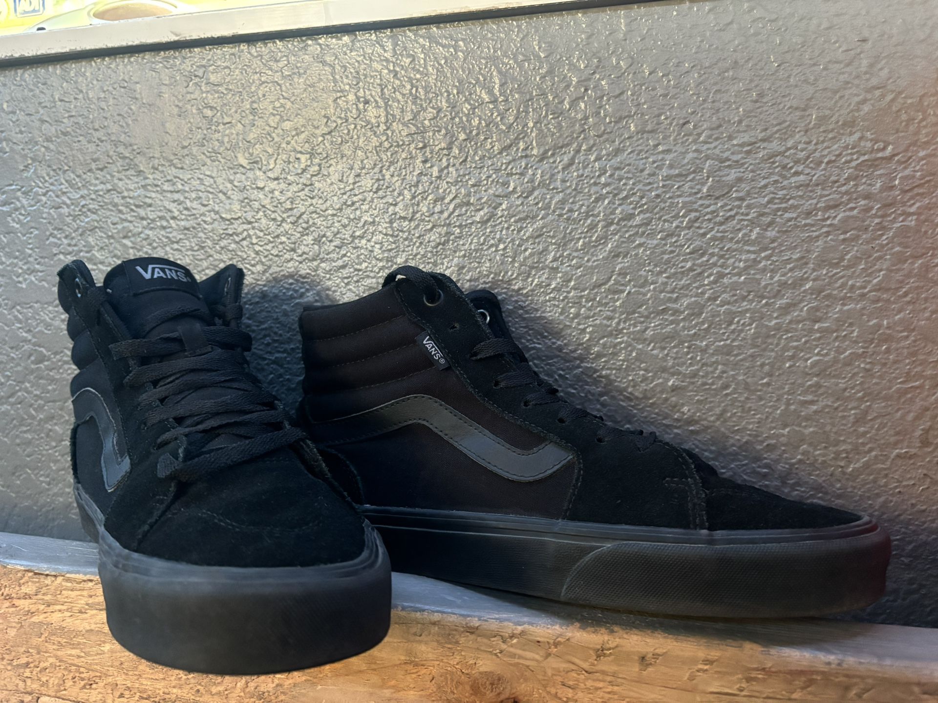 Vans Black Hightops