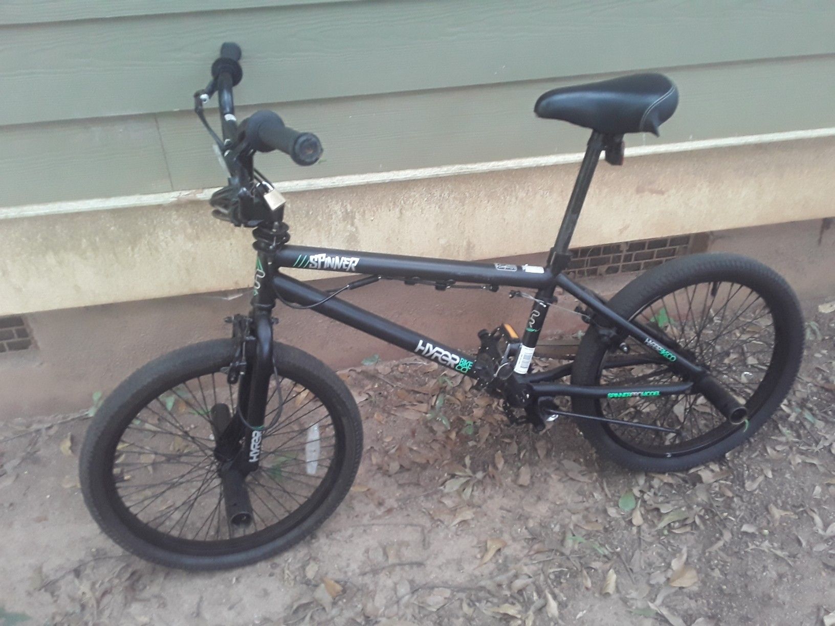 hyper spinner trick bmx bike black