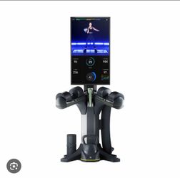 JaxJox Interactive Studio and dumbbells