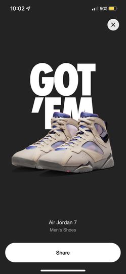 Jordan 7 Sapphire Dead stock