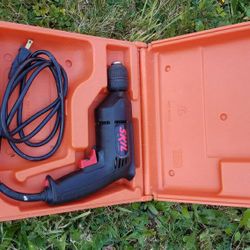 Electric Drill and Carrying Case