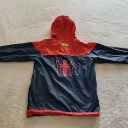 Western Chief Kids The Ultimate Spider Man Rain Coat EUC for Sale