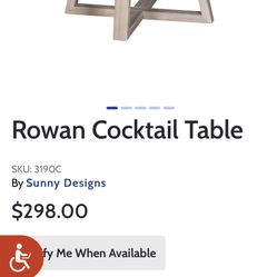 Grey Coffee table