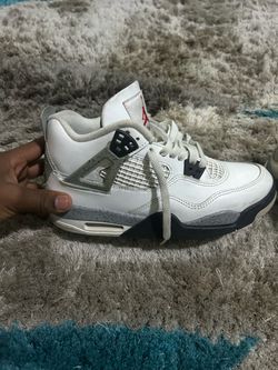 Air Jordan 4 White Cement Sneakers
