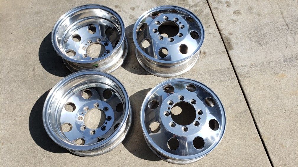 16" Dually aluminum wheels rims 8 on 6.5