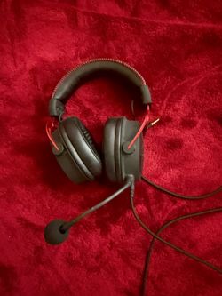HyperX Cloud Alpha Gaming Headset Black Red Wired PC PS5 Xbox With Mic