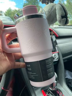 Spider web/pink pastel/ Stanley official cup