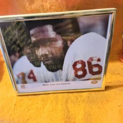 Rare collectible 49ers cedric Hardman framed signed photograph