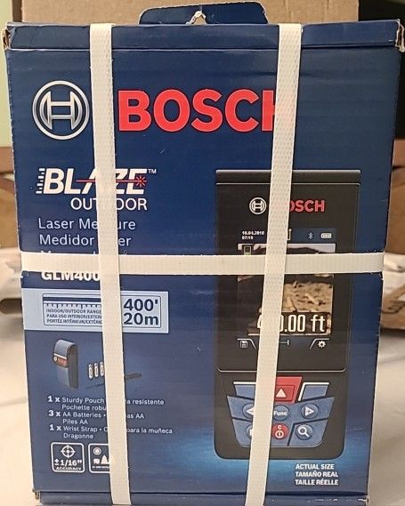 Bosch BLAZE 400-ft Outdoor Red Laser Distance Measurer GLM400C