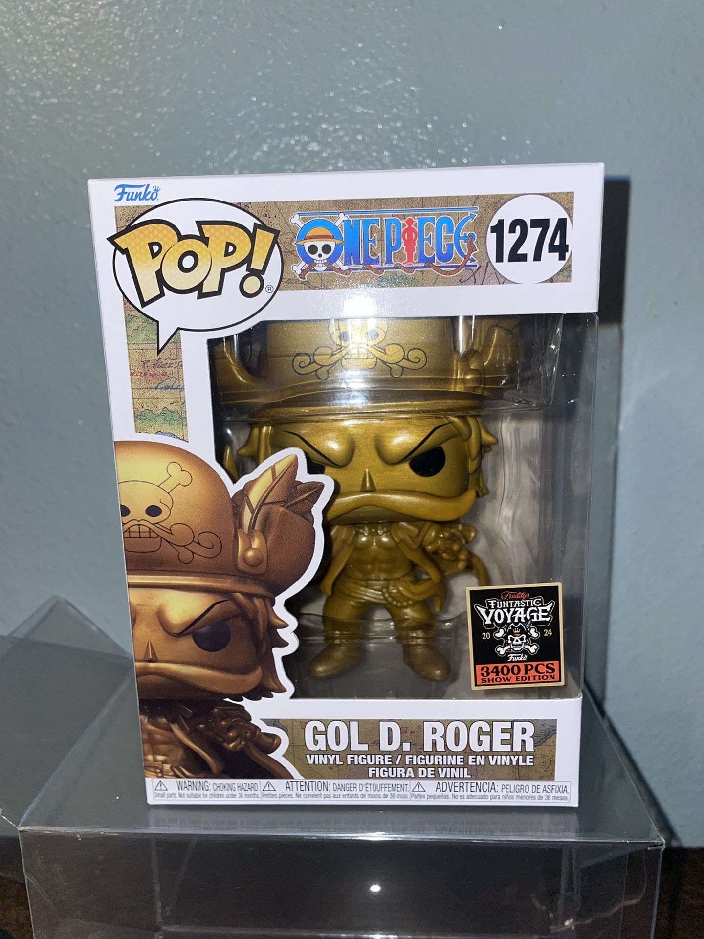 GOLD GOL D. ROGER FUNKO POP LE 3,400 FUNDAYS