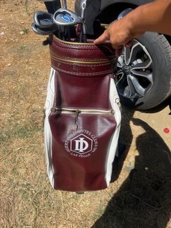 Vintage 1980s Ron Miller Pro Only Golf Bag Desert Inn Country Club & Spa Las Vegas USA