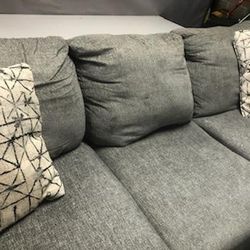 Like New Broyhill Grey Sofa