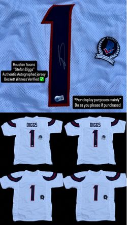 Stefon Diggs (Texans) Signed Authenticated Jersey