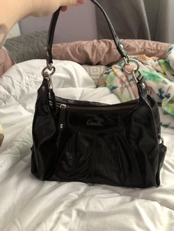 Authentic coach shoulder bag and wallet