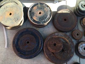 Standard weight plates 1”