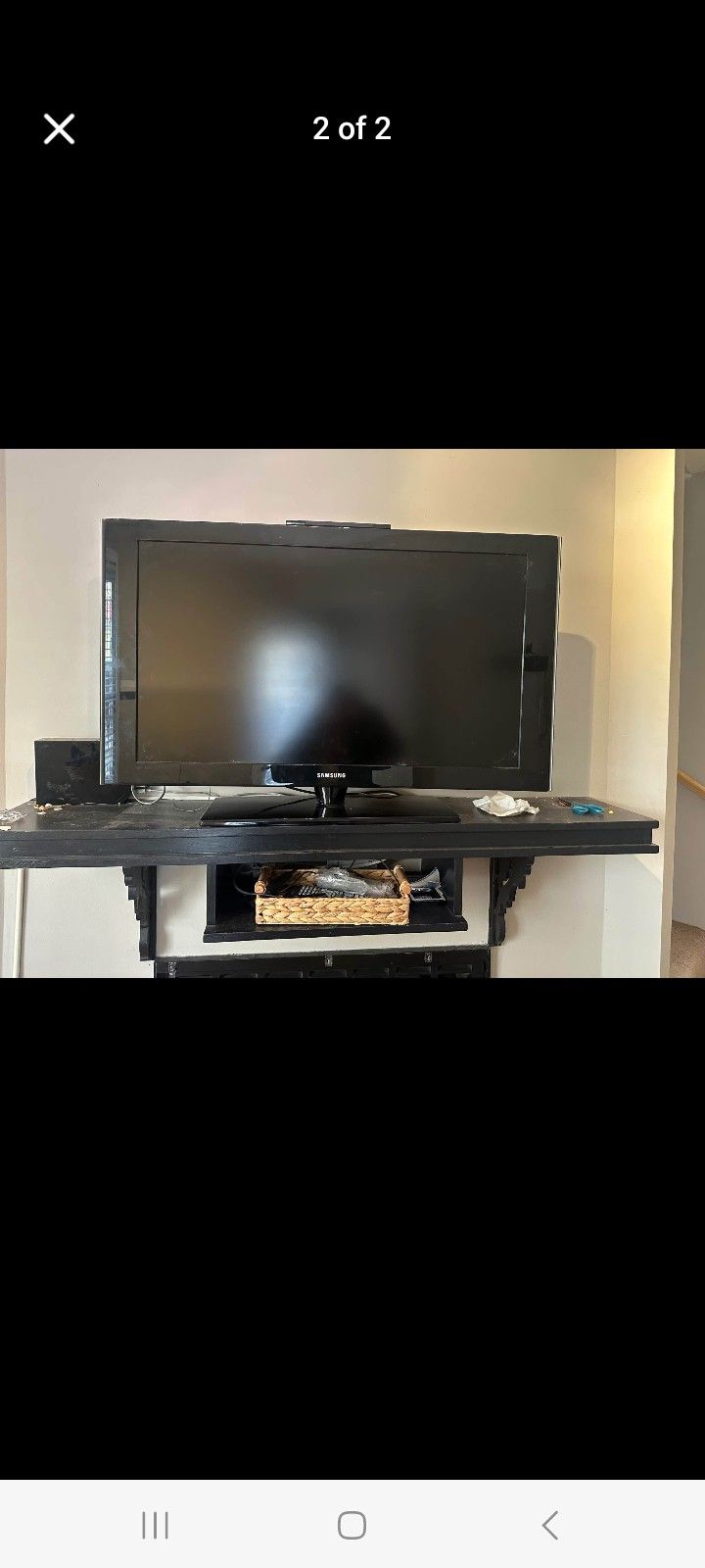 40" SAMSUNG 1080P TV WITH REMOTE AND HDMI PORTS $100 FINAL PRICE