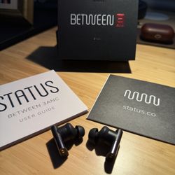 STATUS Between 3ANC Wireless Earbuds  - ONYX/ w Case