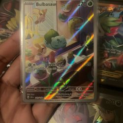 Pokemon Bulbasaur Illustration Rare 143/142