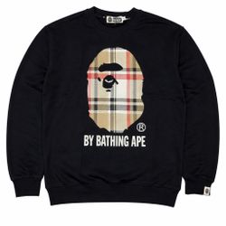Burrberry BAPE Sweatshirt “Black”