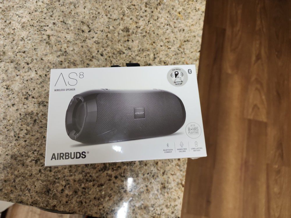 AIRBUDS AS8 Wireless Speaker New In The Packaging 