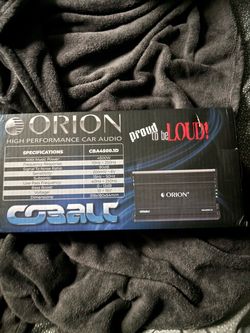 Orion Cobalt CBA4500.1D Car Amplifier
