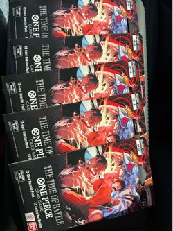 5 - One Piece Sleeved Booster Packs OP-16 sealed