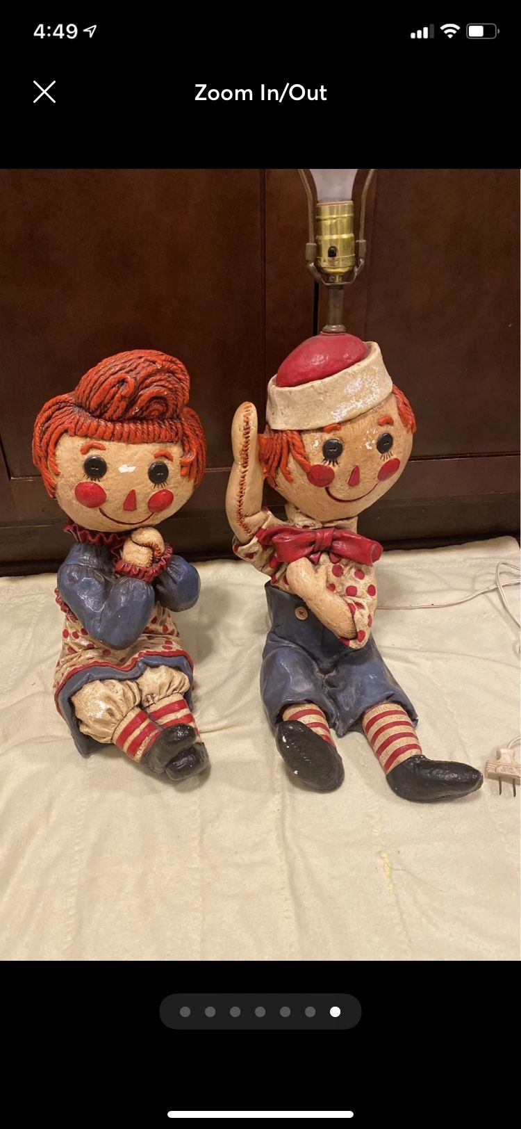 Raggedy Ann And Andy Lamp