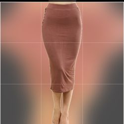 Hot & Delicious Rayon Spandex Side Lace-up Skirt