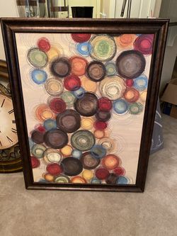 Pier one poka- dot painting