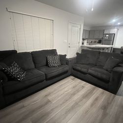Couch and love seat