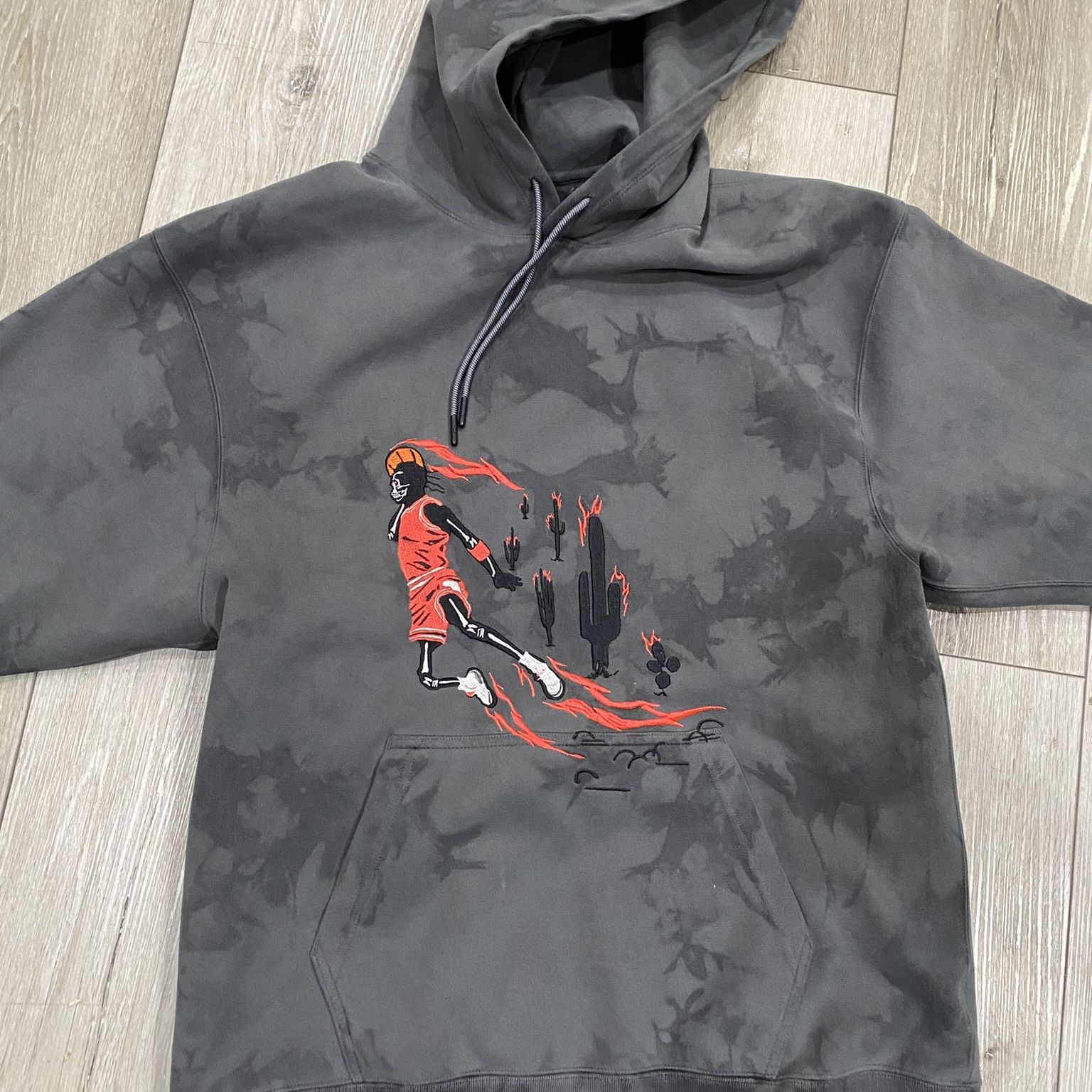 Travis Scott Jordan Washed Suede Hoodie M for Sale in Montrose CA OfferUp