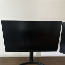 Pair of LG 27” IPS Monitors (USB-C, HDMI, DP) – Great for Work or Creative Useful